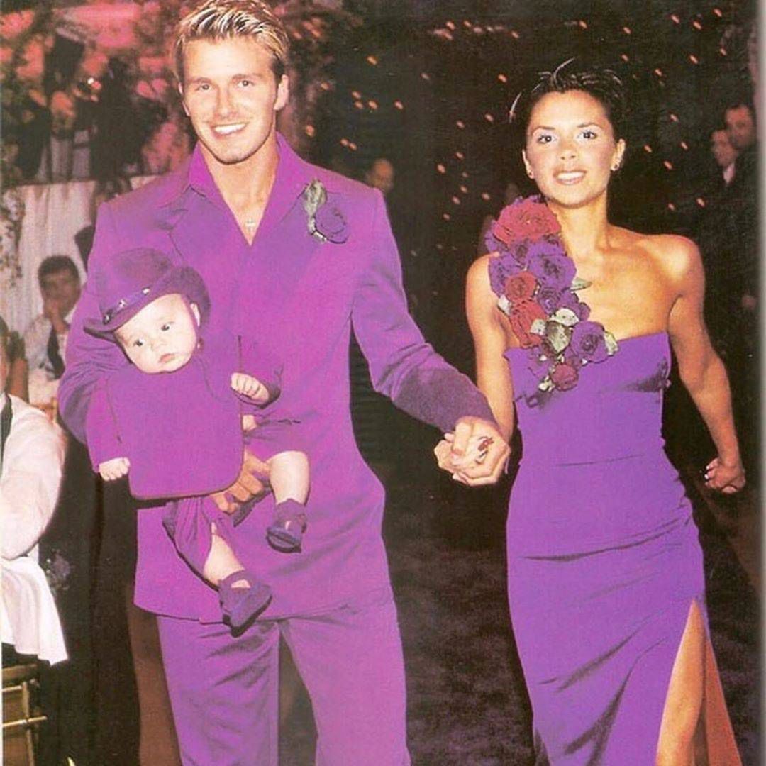 Ślub Beckhamów, Instagram