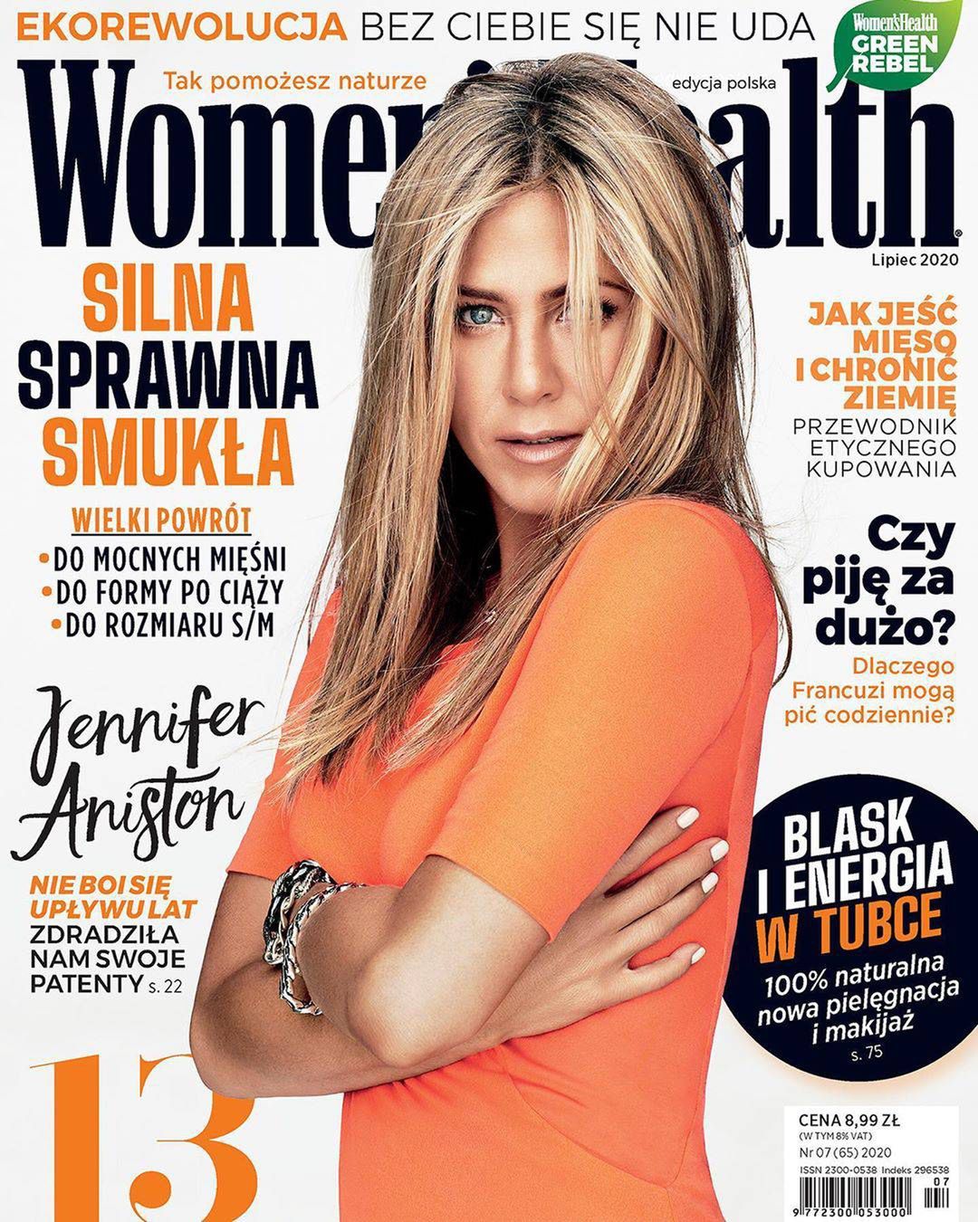 Jennifer Aniston na okładce Women's Health Polska