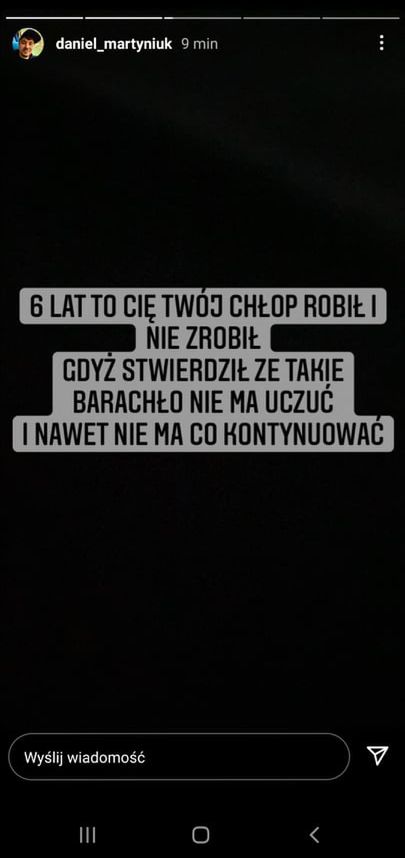 Daniel Martyniuk znieważył sędzię na Instagramie. Co napisał?