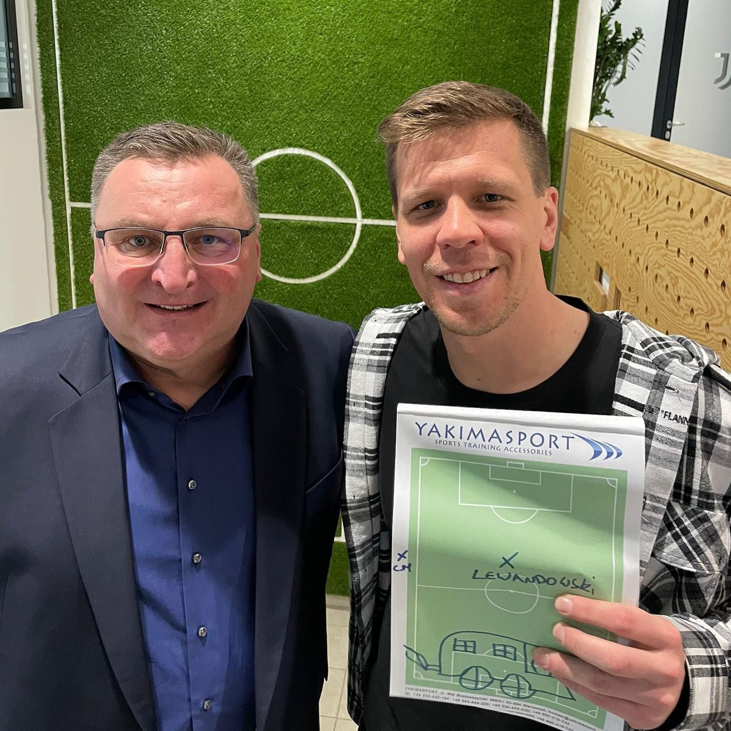 Wojciech Szczęsny i Czesław Michniewicz