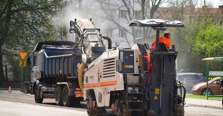 Naprawiają ul. Okrzei w Pile