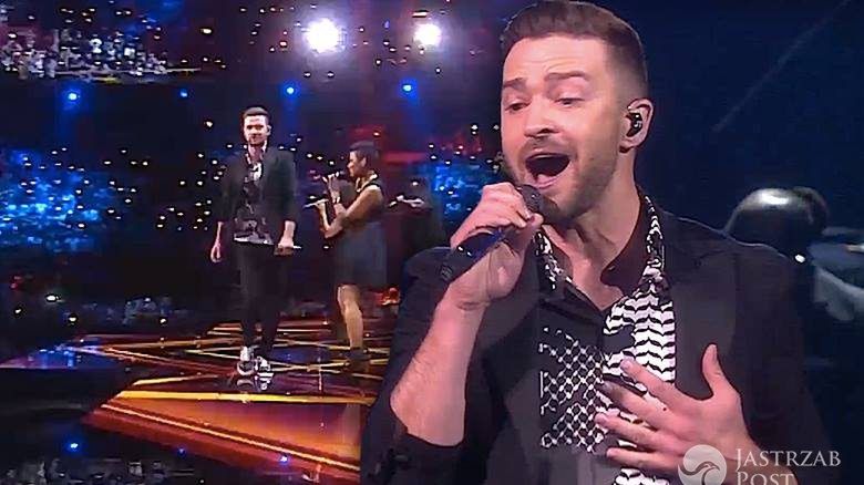 Justin Timberlake w finale Eurowizji 2016. Cały występ