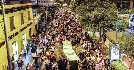 Peru: Antyrządowy protest w Limie.