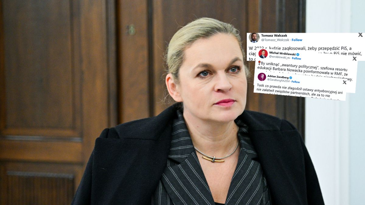 Lawina komentarzy po decyzji Nowackiej