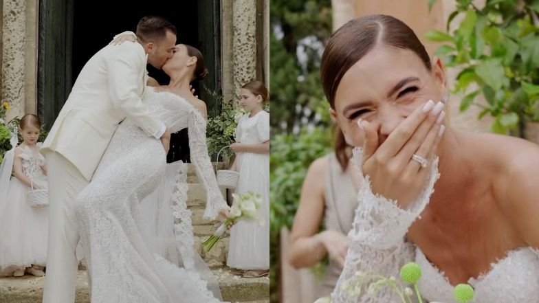 Klaudia Halejcio i Oskar Wojciechowski wzięli ślub