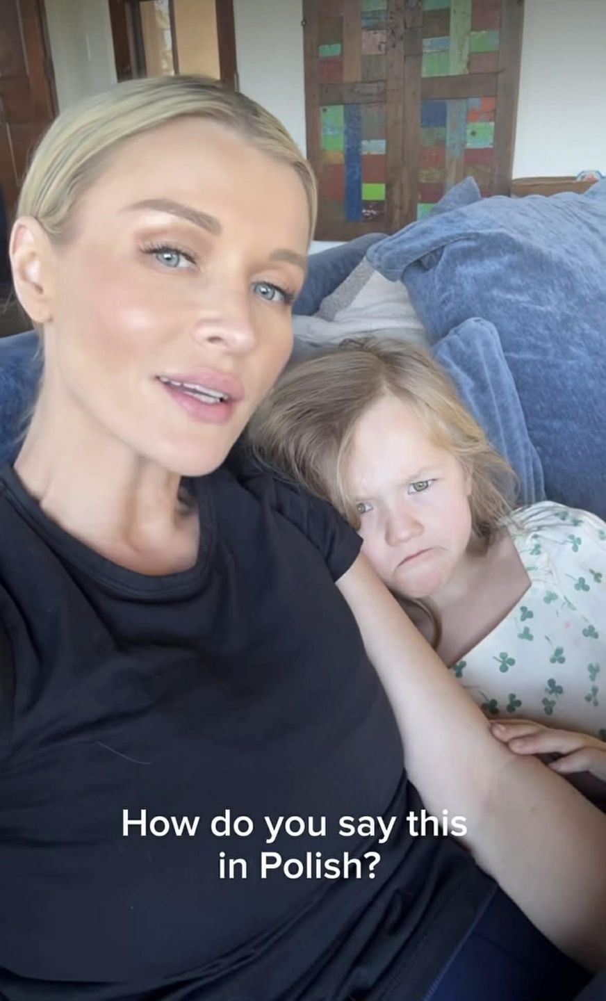 Joanna Krupa chwali się postępami 6-letniej Ashy w nauce polskie