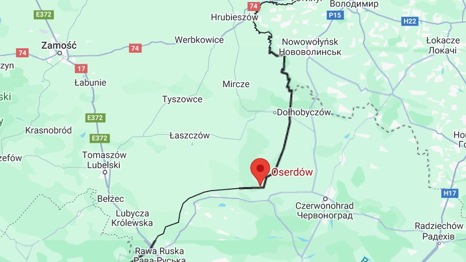 Rakieta wleciała nad Polskę i przeleciała nad Oserdowem