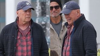 Nieuleczalnie chory Bruce Willis zauważony na spacerze. Aktor spędził czas z przyjaciółmi (ZDJĘCIA)