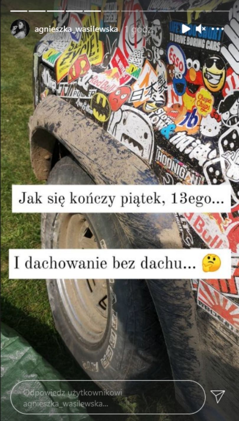 Piotr Mróz miał wypadek samochodowy. Jego ukochana zrelacjonowała zdarzenie w sieci