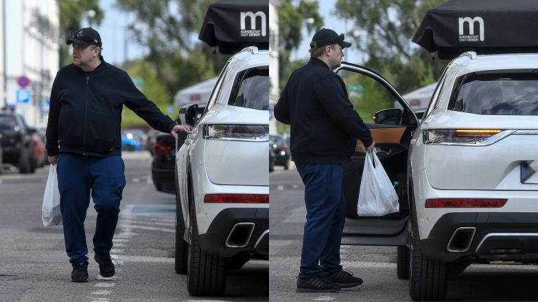 Olaf Lubaszenko łamie przepisy na mieście