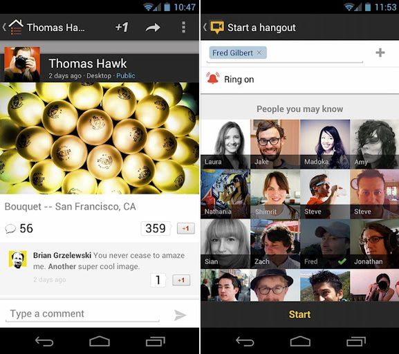 Google+ dla Androida zaktualizowany - taki sam jak wersja dla iOS 3