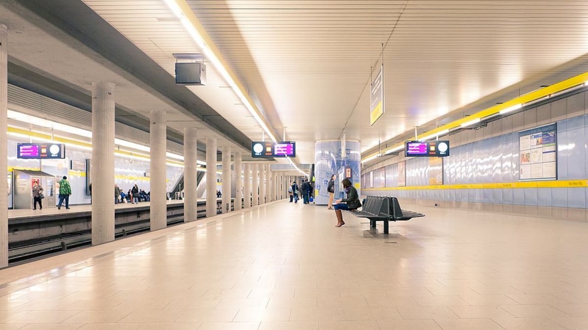 Stacja metra w Monachium