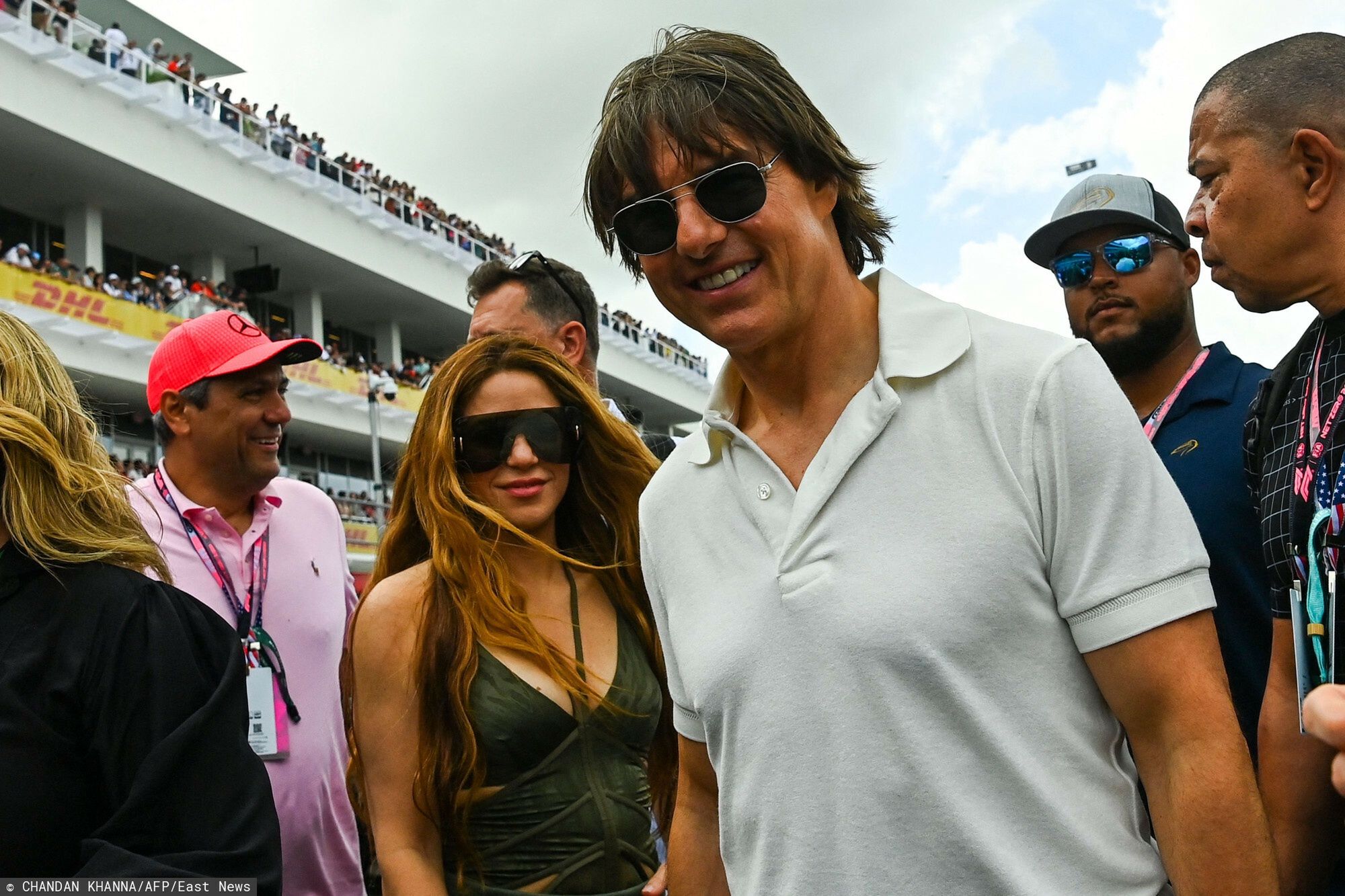 Shakira i Tom Cruise na Grand Prix Formuły 1
