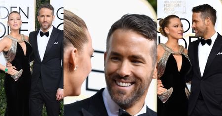 Złote Globy 2017: Blake Lively i Ryan Reynolds przytulają się na ściance (ZDJĘCIA)