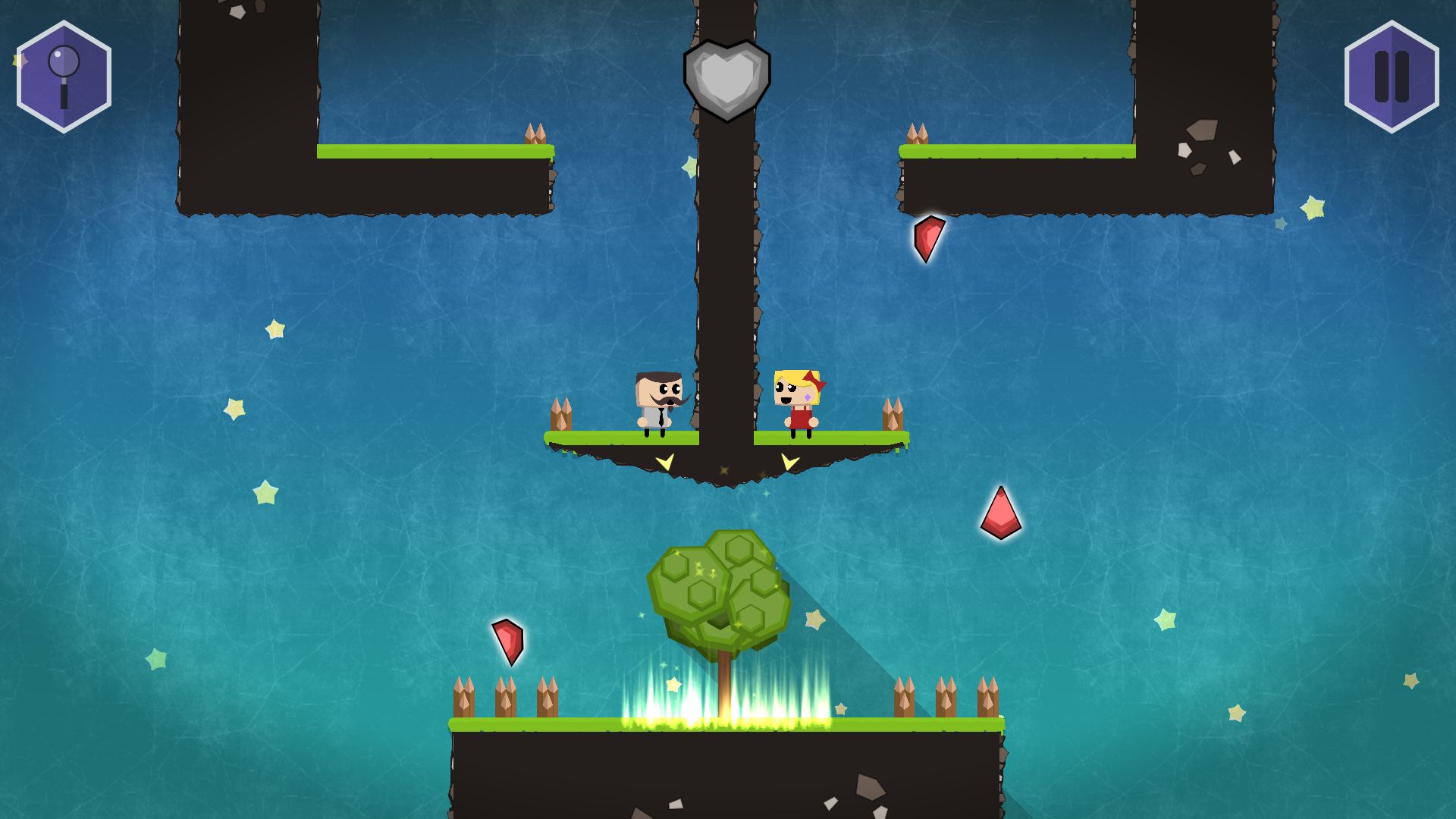 2 postacie jednocześnie i platformówka nabiera kolorów. Recenzja Staying Together 5