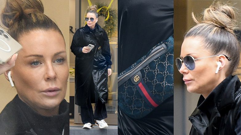 Małgorzata Rozenek paraduje po swoim butiku 