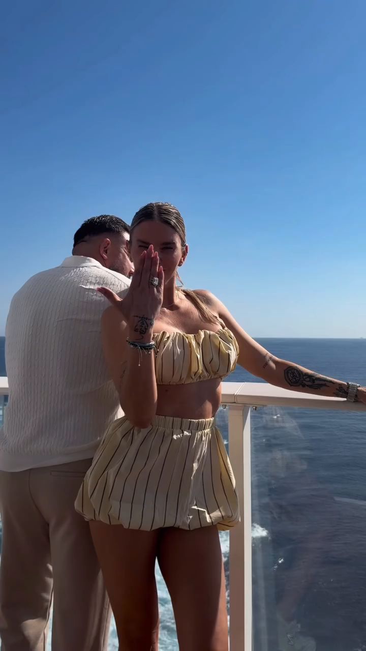 Monika Goździalska z narzeczonym