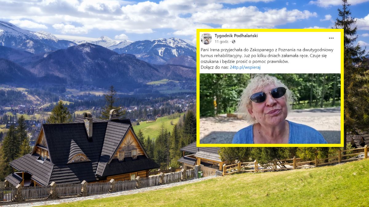Pani Irena czuje się rozczarowana tym, co zastała w zakopiańskim ośrodku