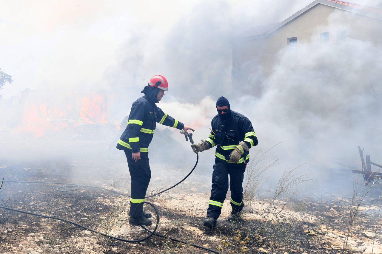 Pożar w Chorwacji