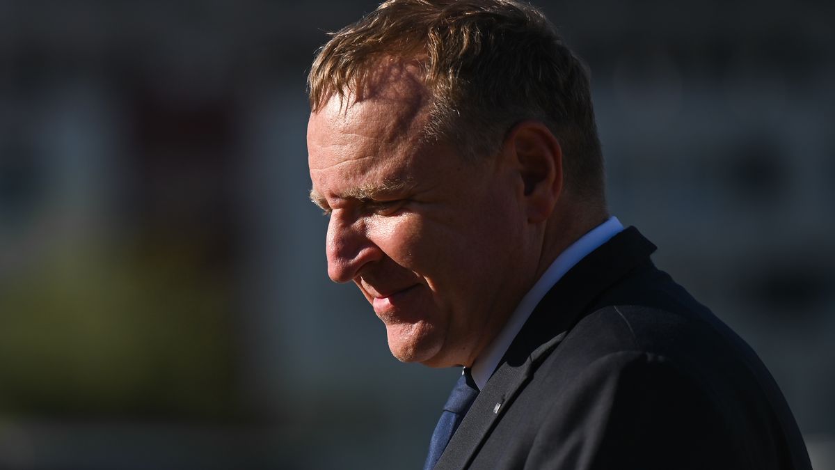 Jacek Kurski is seen next to Gdansk Shipyard Gate no.2 on the 42nd anniversary of the Gdansk Agreement, on August 31, 2022.. 
Jacek Kurski was dismissed today from the position of chairman of the Polish public television TVP.
On Monday, September 5, 2022, in Gdansk, Poland. (Photo by Artur Widak/NurPhoto via Getty Images)
