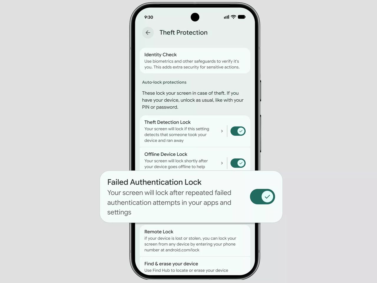 Możemy wyłączyć blokowanie telefonu po podaniu błędnego kodu