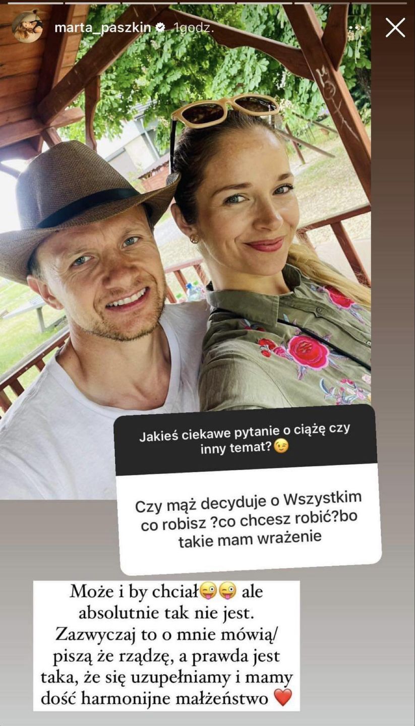 Internautka do Marty Paszkin: "Czy mąż decyduje o WSZYSTKIM, co robisz? Mam TAKIE WRAŻENIE"