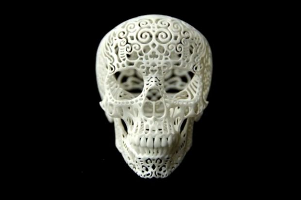 Zakręcone czaszki prosto z drukarki 3D 2