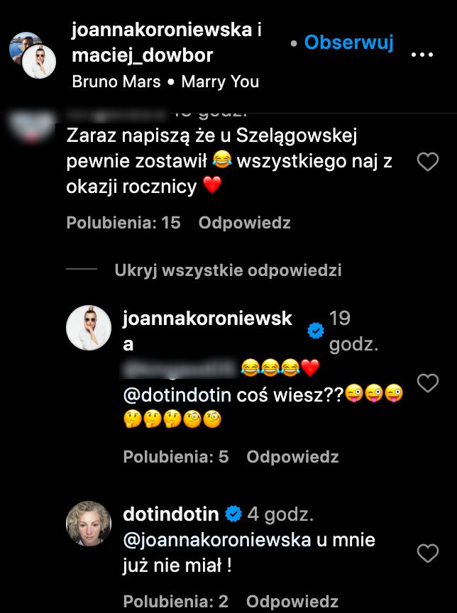 Joanna Koroniewska samotnie świętuje rocznicę ślubu. Fani piszą o Szelągowskiej
