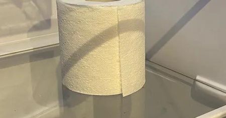 Włóż rolkę papieru do lodówki. Pozbędziesz się problemu
