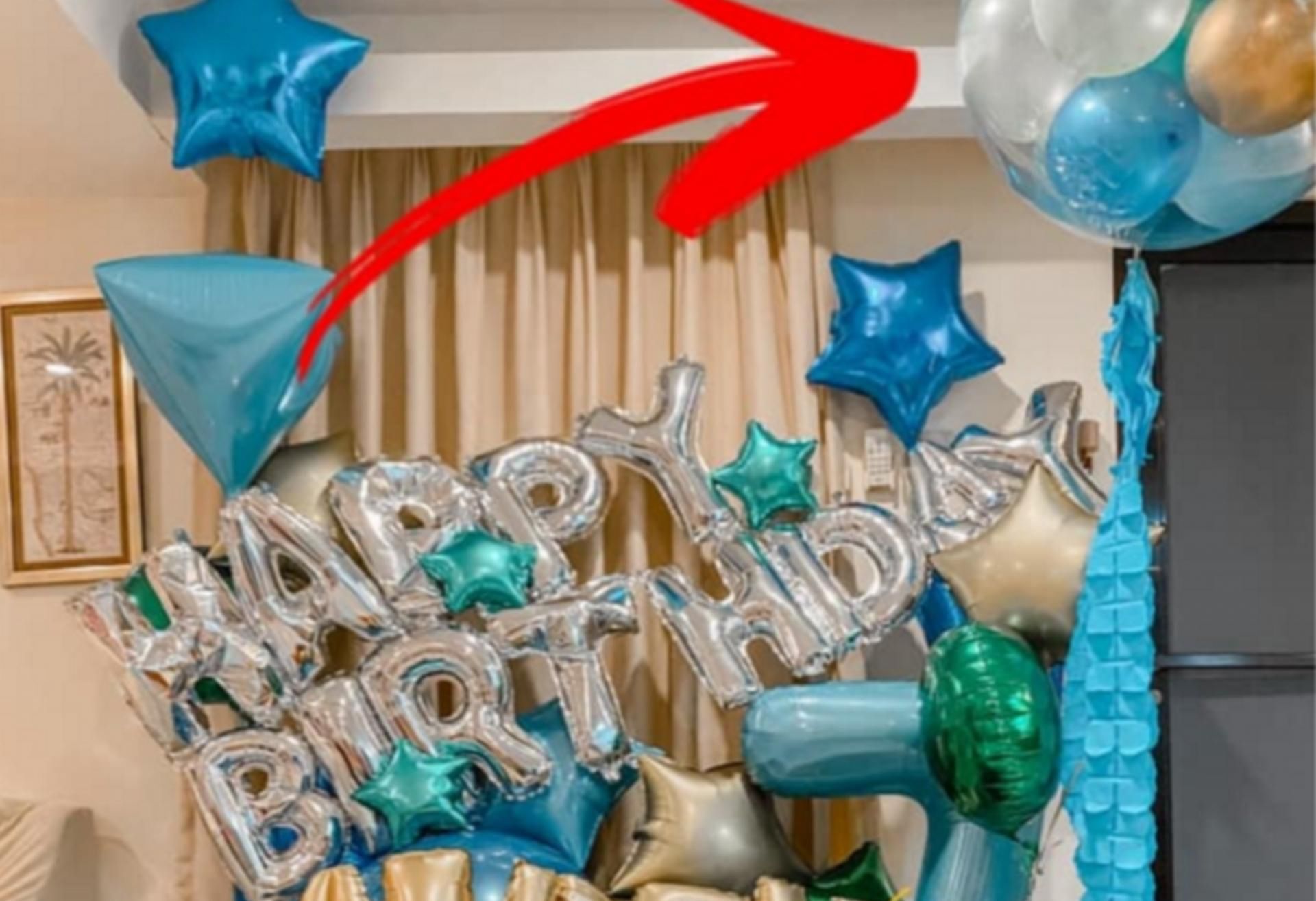 Mama ostrzega przed foliowymi balonami urodzinowymi