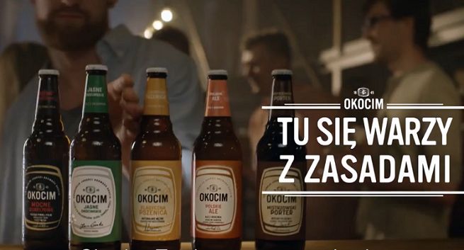 „Tu się warzy z zasadami” w reklamie piwa Okocim (wideo)