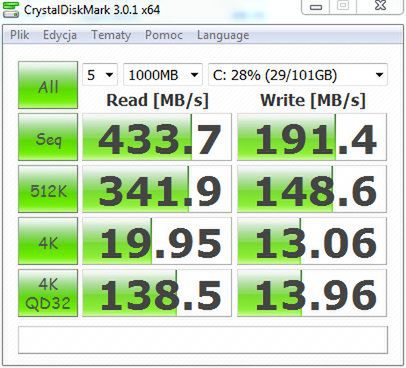 CrystalDiskMark 3.0.1