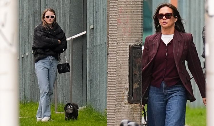 Kinga Rusin "przyłapana" na mieście z córką Polą