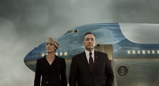 Kevin Spacey w Air Force One w "House of Cards 3" (wideo)