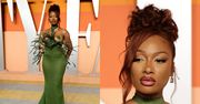Megan Thee Stallion zakrywa plasterkami  piersi na oscarowej imprezie "Vanity Fair"