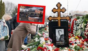 Tłumy przed grobem Nawalnego. Rzadkie zdjęcia z Rosji