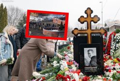 Tłumy przed grobem Nawalnego. Rzadkie zdjęcia z Rosji