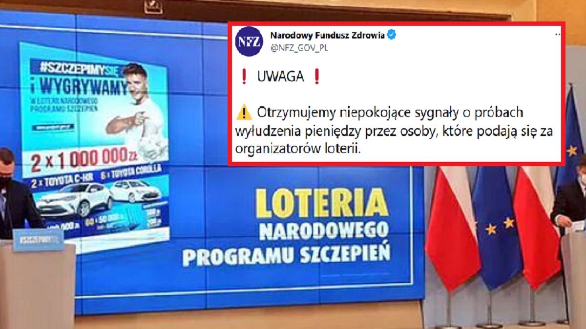 Oszustwa metodą „na loterię”