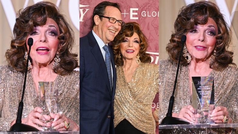 93-letnia Joan Collins bryluje na salonach z młodszym mężem 