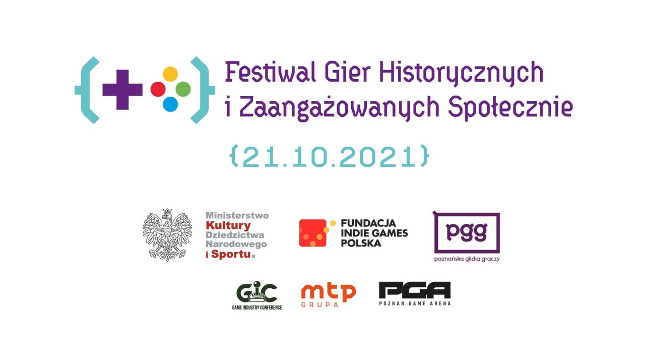 Festiwal Gier Historycznych i Zaangażowanych Społecznie już 21 października