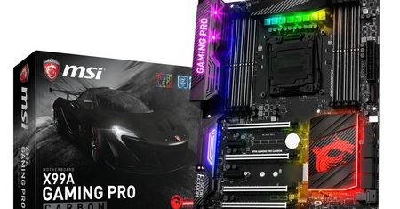 MSI X99A Gaming Pro Carbon: płyta pod Broadwell-E z podświetleniem LED RGB