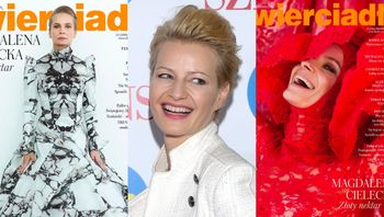 Magdalena Cielecka czaruje na dwóch okładkach "Zwierciadła", a internautka przyznaje: "Myślałam, że to MAŁGORZATA KOŻUCHOWSKA" (FOTO)