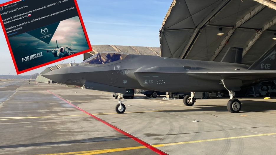Grafika zamieszczona przez wojsko nie przedstawia samolotu F-35