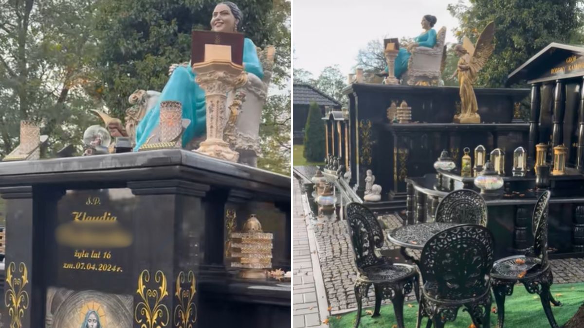 Pokazał niezwykły grób 16-letniej Klaudii.