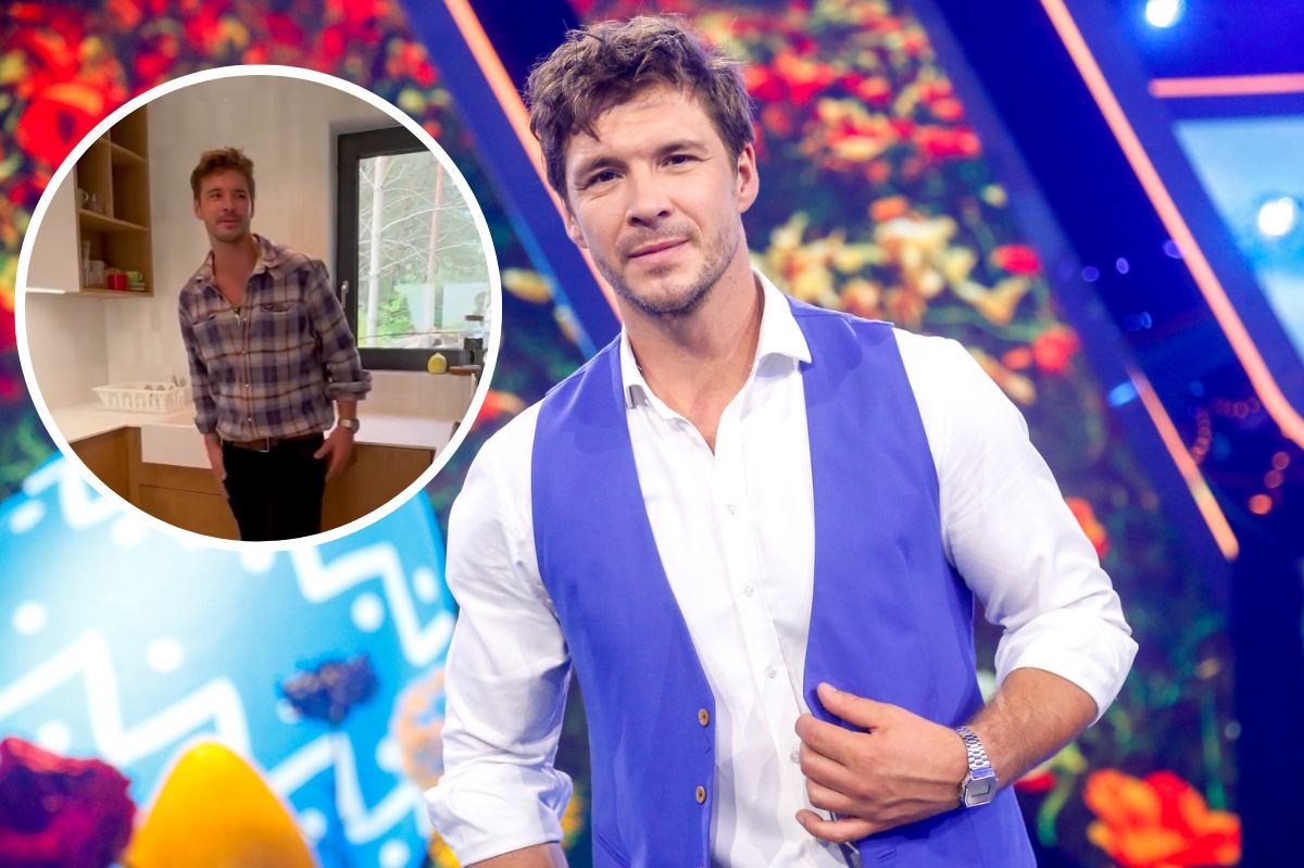 Mikołaj Roznerski ma swoje "miejsce na ziemi". Jego dom łączy nowoczesność z naturą