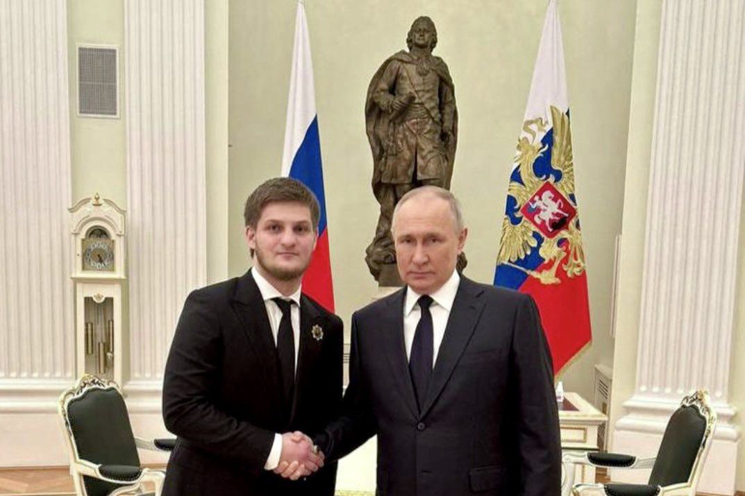 Władimir Putin spotkał się z synem Ramzana Kadyrowa