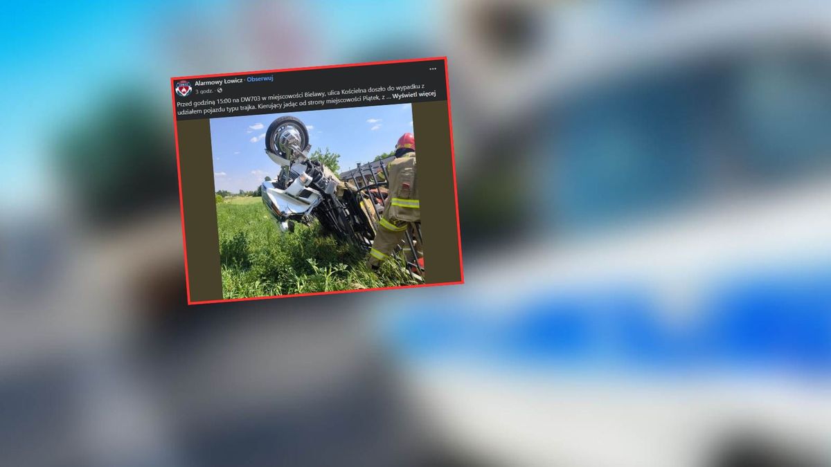 Wypadek pod Łowiczem. Nie żyje senior
