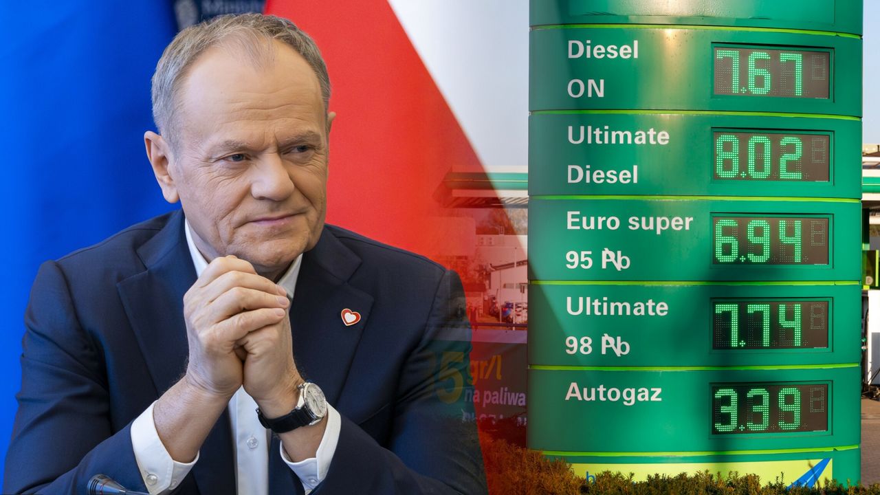 Donald Tusk o cenach paliw w Polsce. Mówi o "najczarniejszej godzinie"