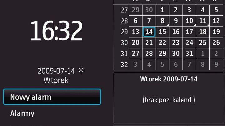 Nokia N97: Jak korzystać  z kalendarza? 1