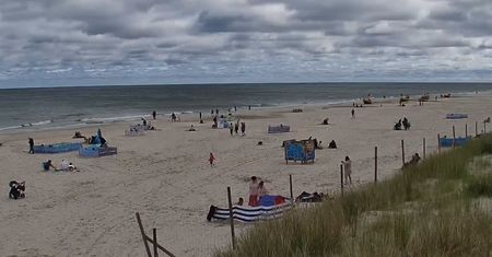 Ujęcia z Dębek. Spójrzcie na plażowiczów